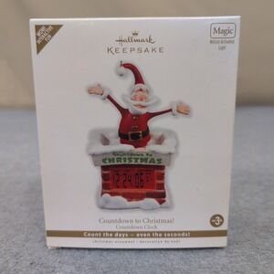 Hallmark Keepsake Countdown to Christmas Countdown Clock Ornament Magic 2010